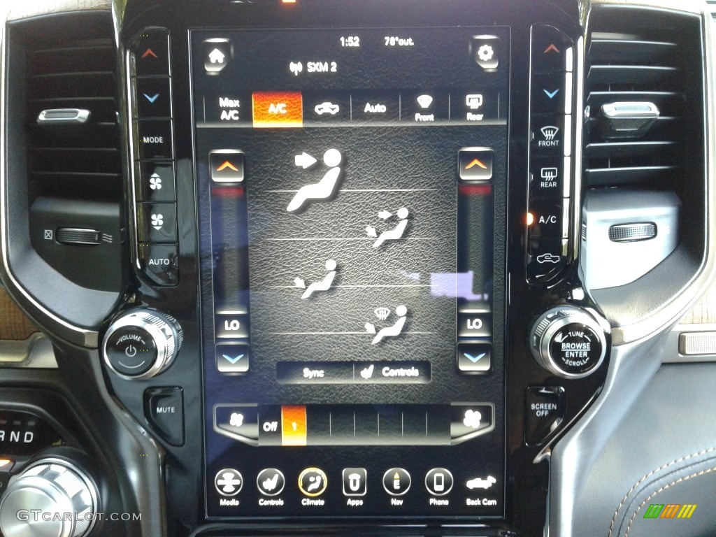 2020 Ram 1500 Longhorn Crew Cab 4x4 Controls Photo #135354470