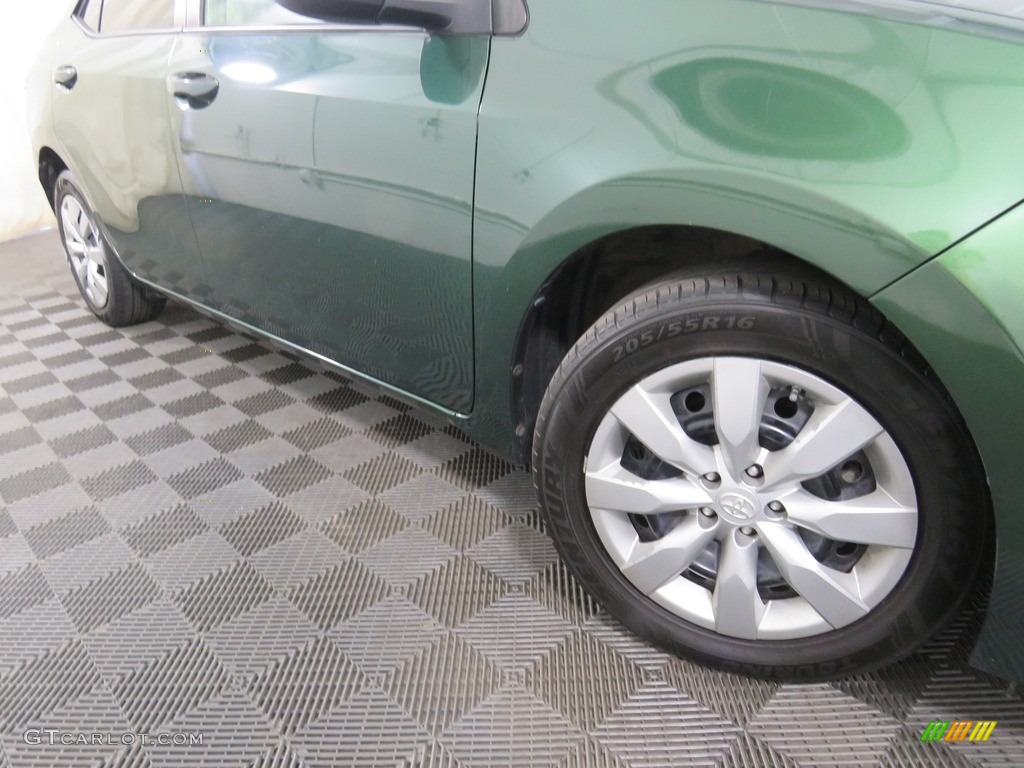 2014 Corolla LE - 4Evergreen Mica / Ivory photo #4