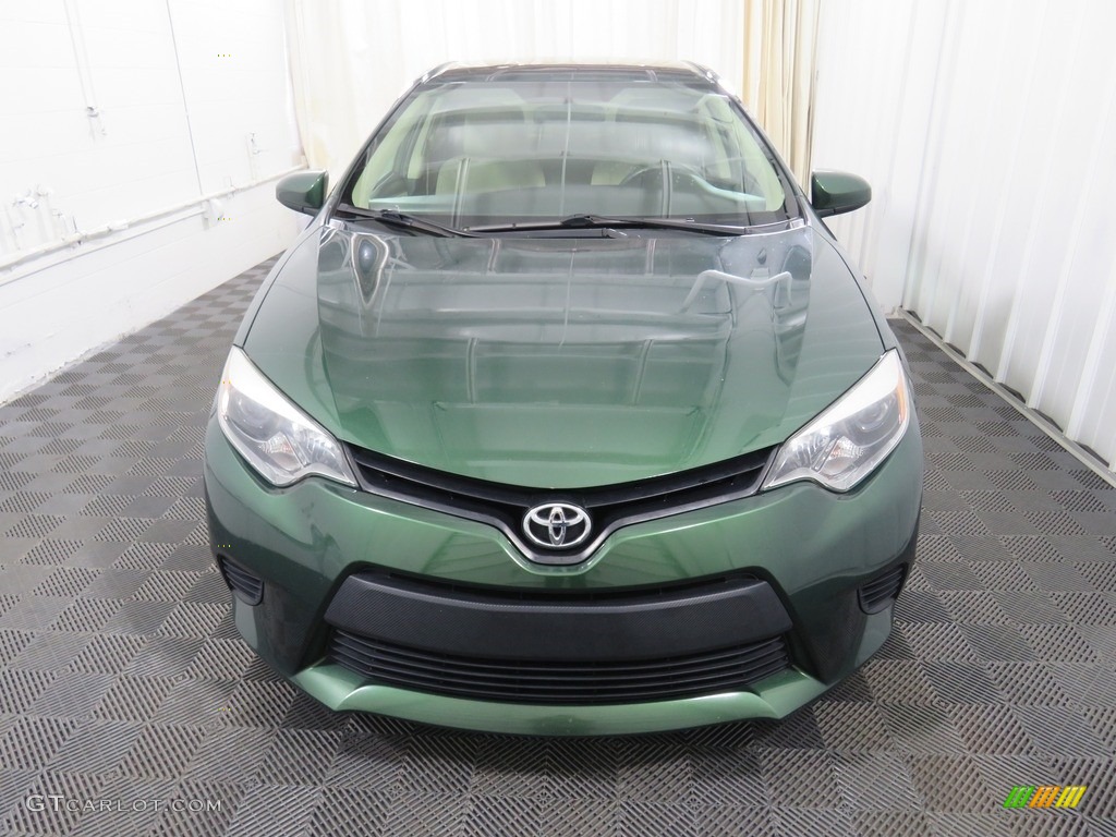 2014 Corolla LE - 4Evergreen Mica / Ivory photo #5