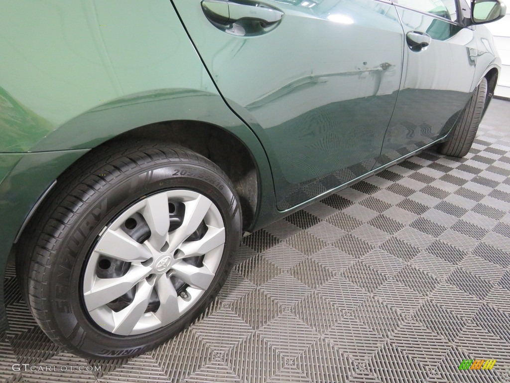 2014 Corolla LE - 4Evergreen Mica / Ivory photo #16