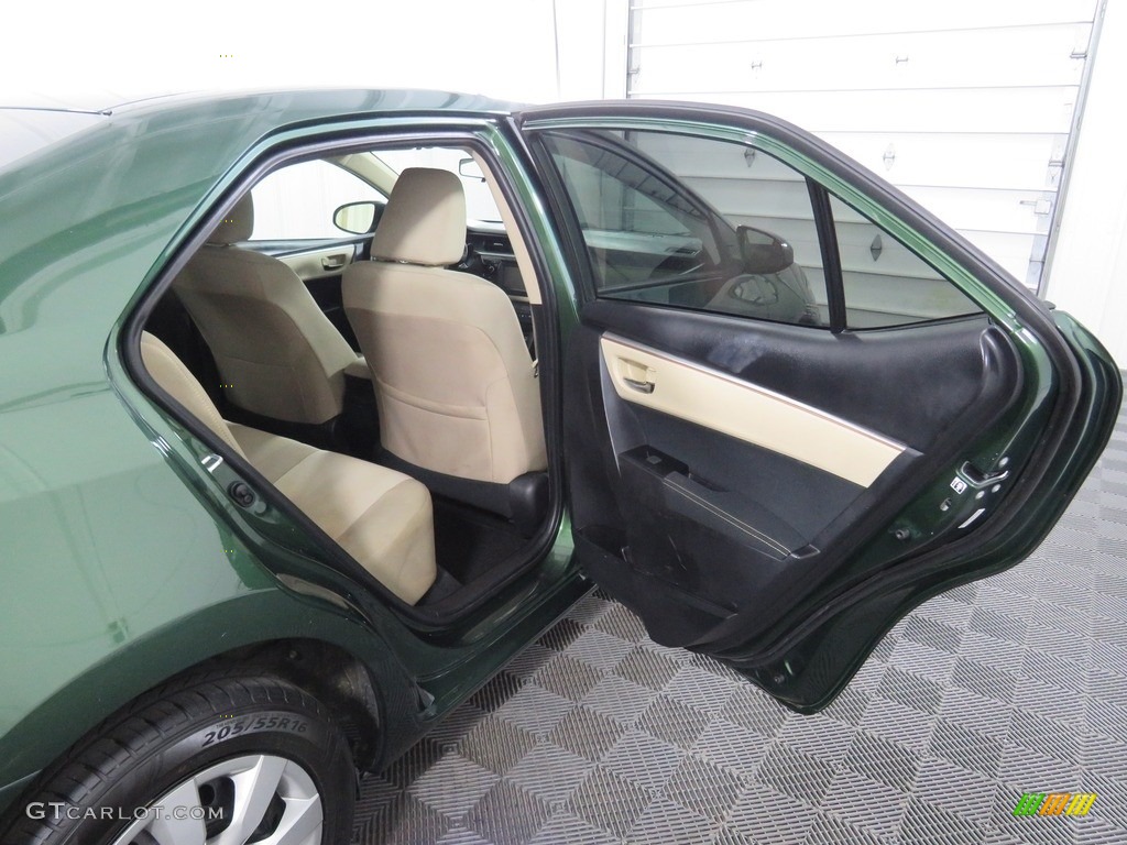 2014 Corolla LE - 4Evergreen Mica / Ivory photo #30