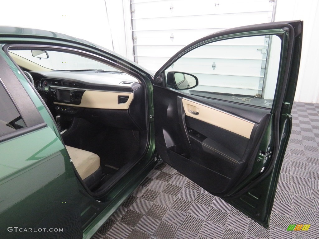 2014 Corolla LE - 4Evergreen Mica / Ivory photo #32