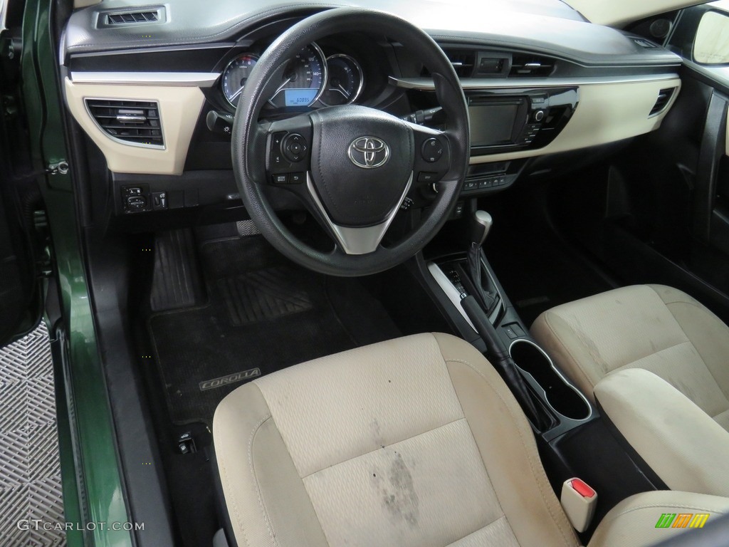 2014 Corolla LE - 4Evergreen Mica / Ivory photo #38