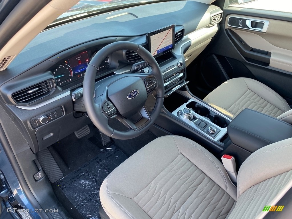 2020 Explorer XLT 4WD - Blue Metallic / Sandstone photo #4