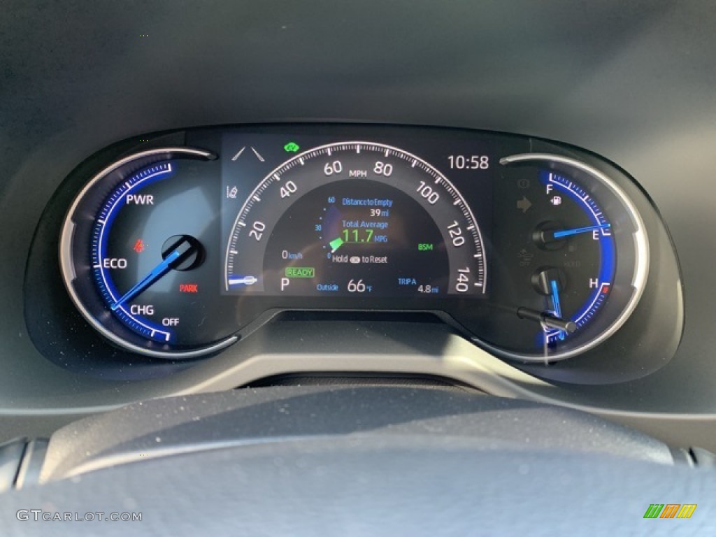 2019 Toyota RAV4 XSE AWD Hybrid Gauges Photos