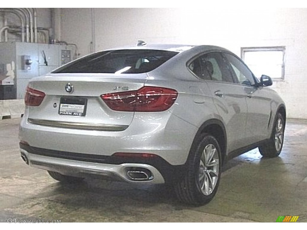 2019 X6 sDrive35i - Glacier Silver Metallic / Cognac photo #3