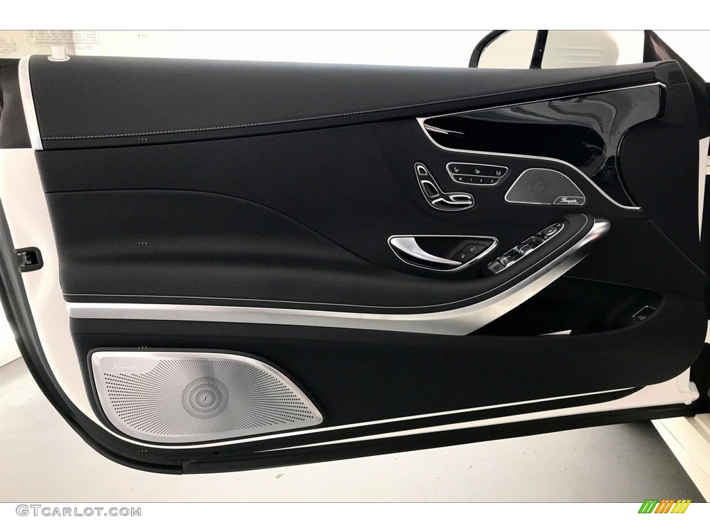 2019 Mercedes-Benz S 560 4Matic Coupe Black Door Panel Photo #135363257