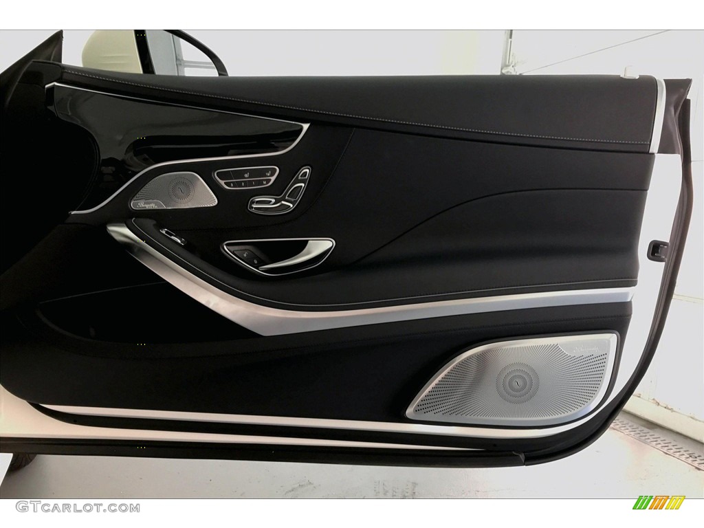 2019 Mercedes-Benz S 560 4Matic Coupe Black Door Panel Photo #135363428