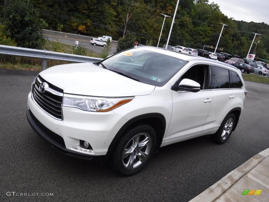 2016 Highlander Limited AWD - Blizzard Pearl / Black photo #5