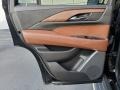 Kona Brown/Jet Black Accents 2019 Cadillac Escalade Premium Luxury Door Panel
