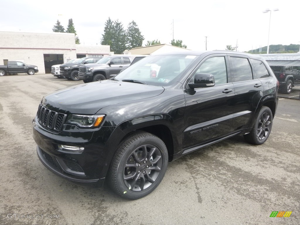 Diamond Black Crystal Pearl 2020 Jeep Grand Cherokee Overland 4x4 Exterior Photo #135367913