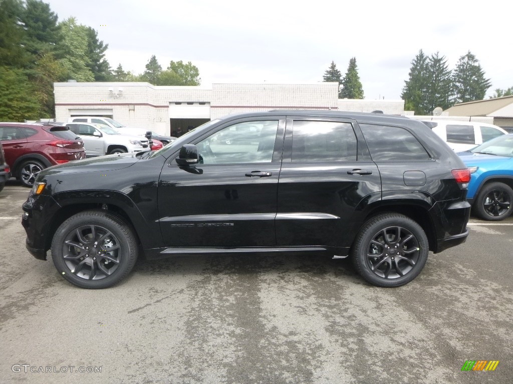 Diamond Black Crystal Pearl 2020 Jeep Grand Cherokee Overland 4x4 Exterior Photo #135367937