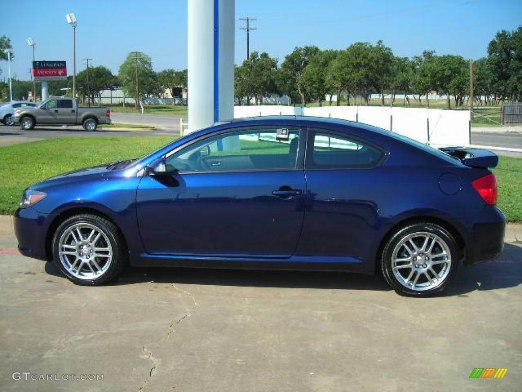 2007 tC  - Nautical Blue Metallic / Dark Charcoal photo #2