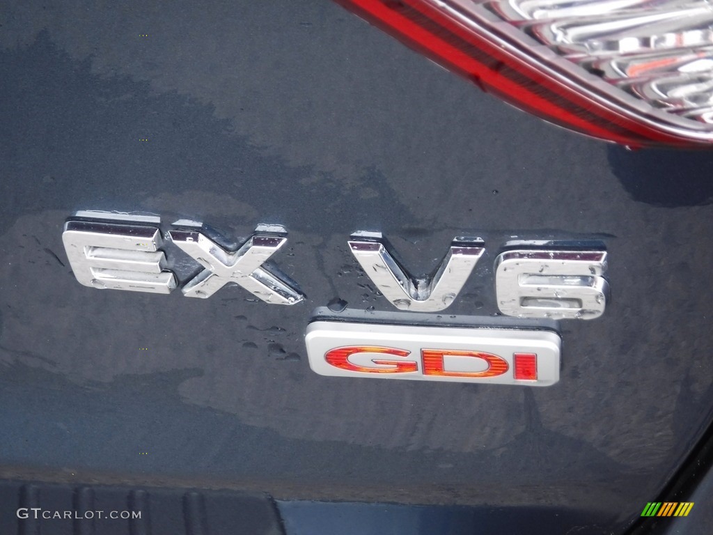 2014 Sorento EX V6 AWD - Wave Blue / Black photo #11
