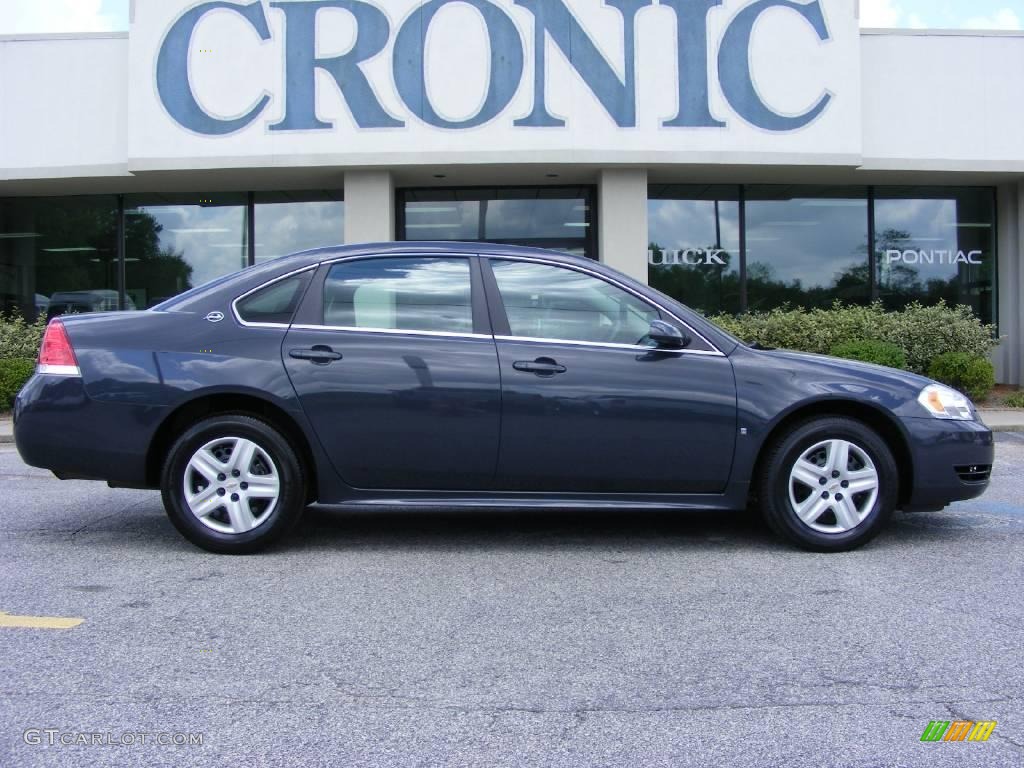 2009 Impala LS - Slate Metallic / Ebony photo #1