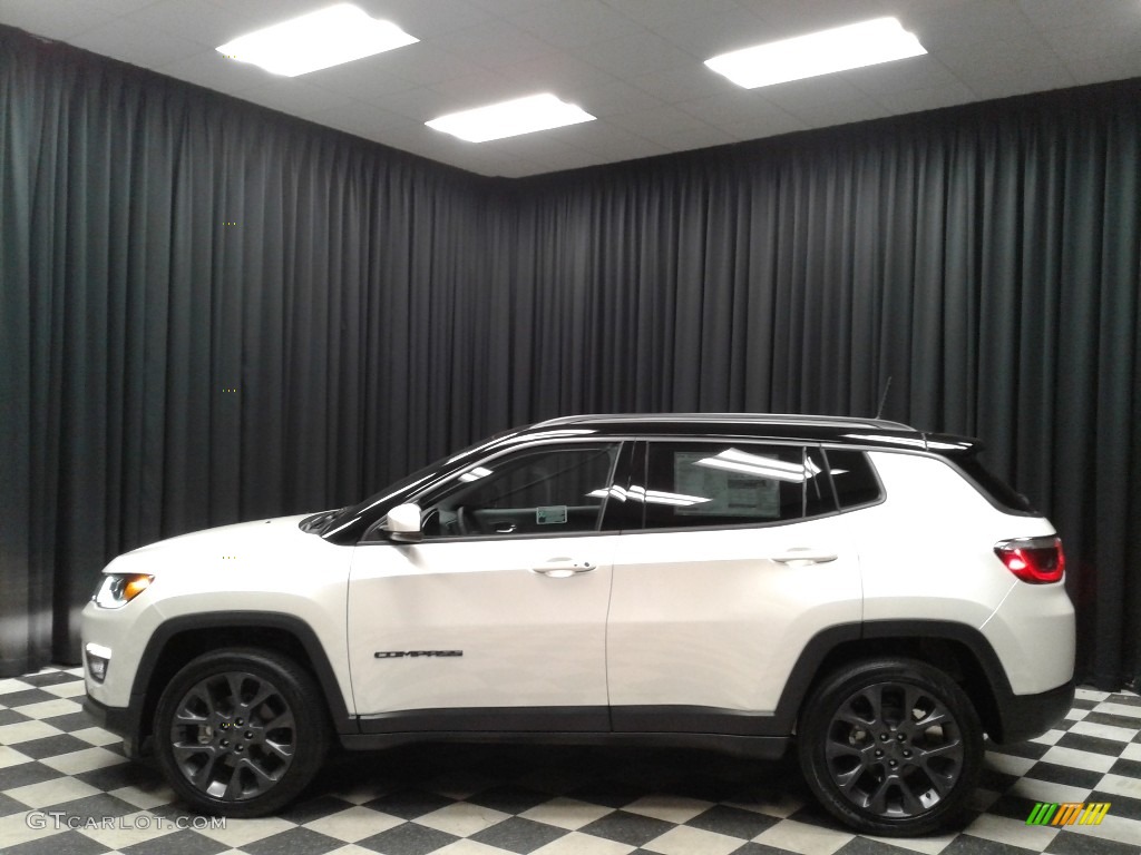 2020 Compass High Altitude 4x4 - Pearl White Tri-Coat / Black photo #1