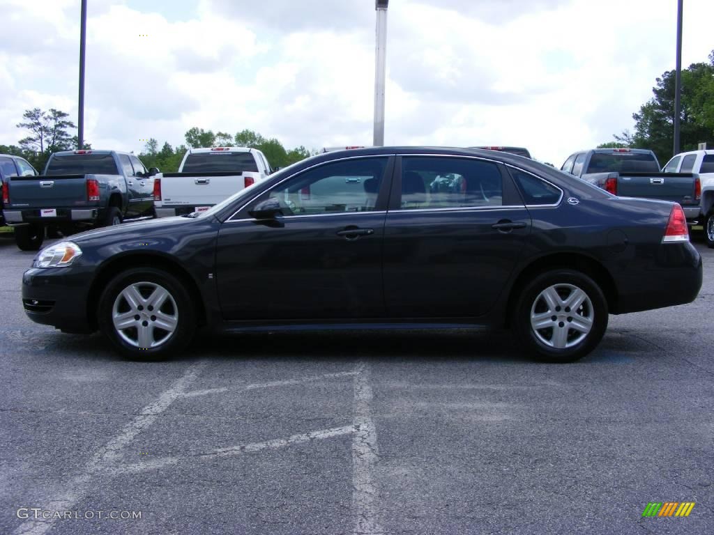 2009 Impala LS - Slate Metallic / Ebony photo #5