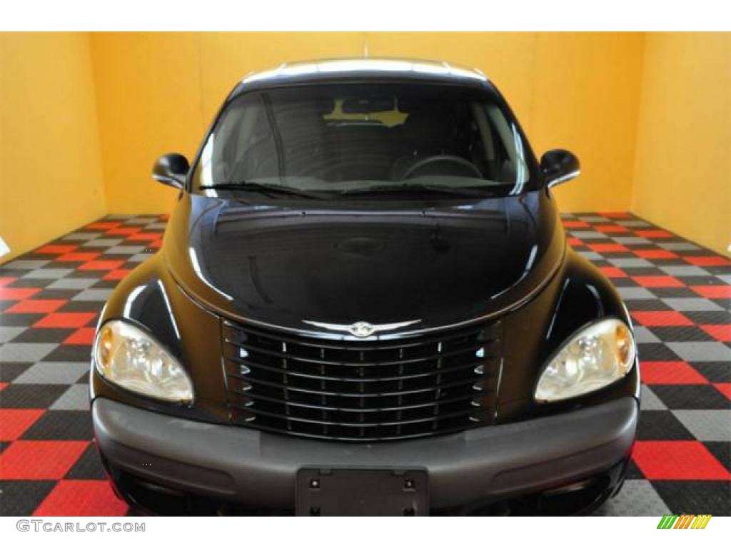2001 PT Cruiser Limited - Black / Taupe/Pearl Beige photo #2