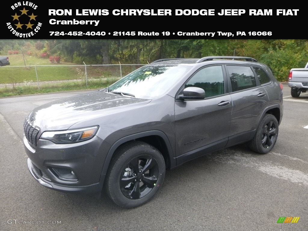 2020 Cherokee Latitude Plus 4x4 - Granite Crystal Metallic / Black photo #1