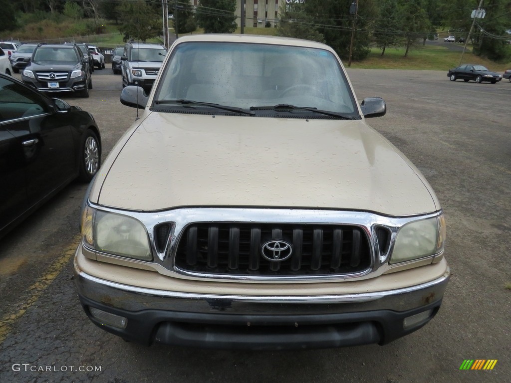 2001 Tacoma V6 Xtracab 4x4 - Mystic Gold Metallic / Oak Beige photo #4