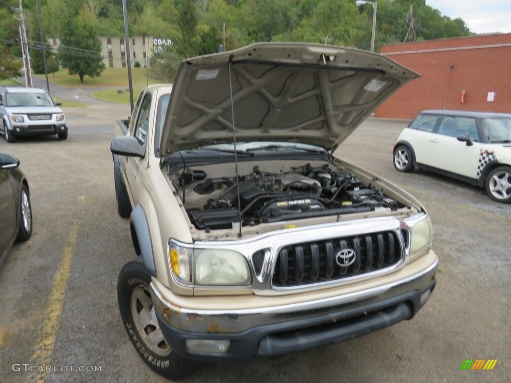 2001 Tacoma V6 Xtracab 4x4 - Mystic Gold Metallic / Oak Beige photo #5