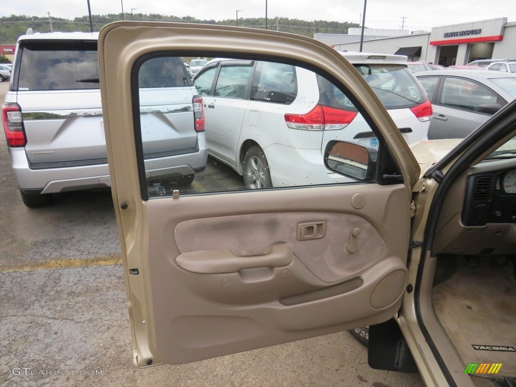 2001 Tacoma V6 Xtracab 4x4 - Mystic Gold Metallic / Oak Beige photo #15