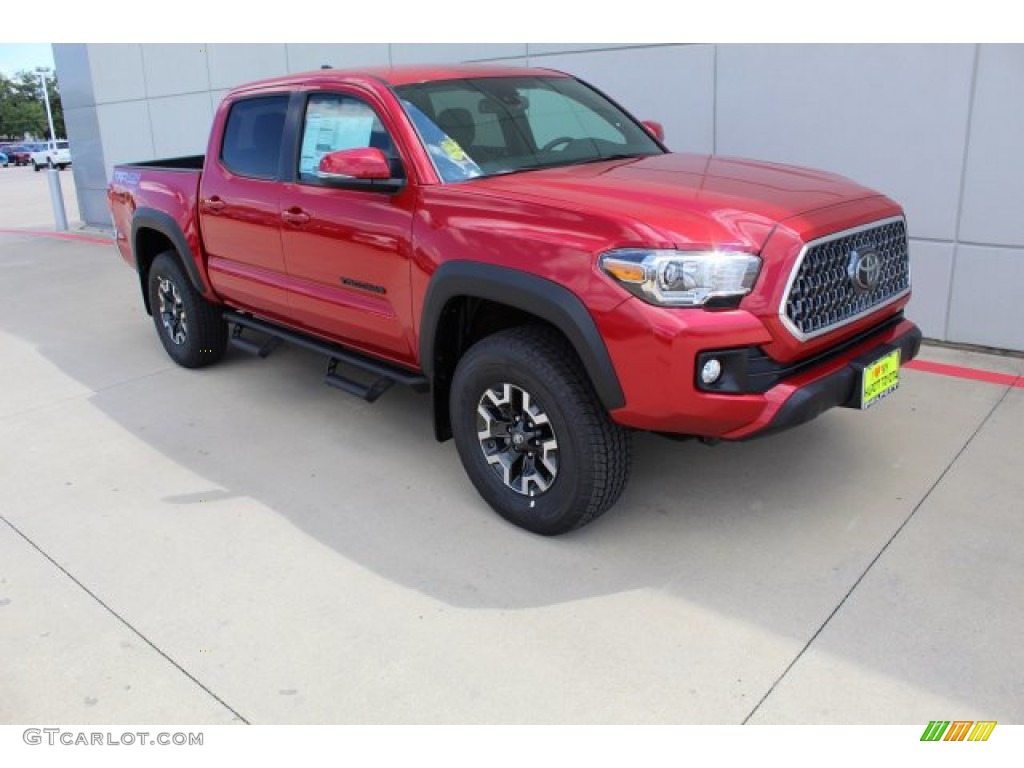 2019 Tacoma TRD Off-Road Double Cab 4x4 - Barcelona Red Metallic / TRD Graphite photo #2