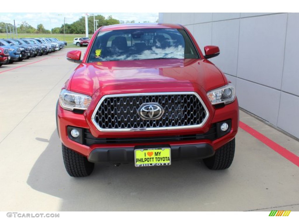 2019 Tacoma TRD Off-Road Double Cab 4x4 - Barcelona Red Metallic / TRD Graphite photo #3