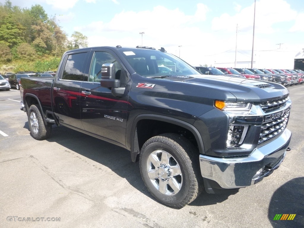 Shadow Gray Metallic 2020 Chevrolet Silverado 2500HD LTZ Crew Cab 4x4 Exterior Photo #135373793