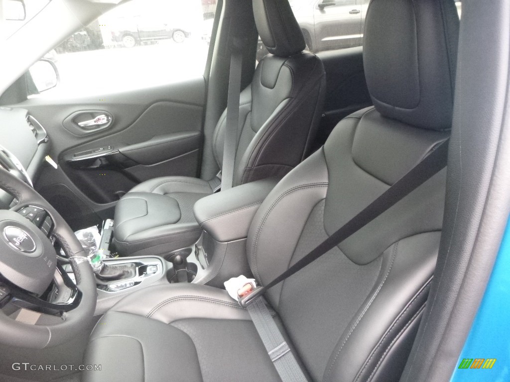 Black Interior 2020 Jeep Cherokee Latitude Plus 4x4 Photo #135374135