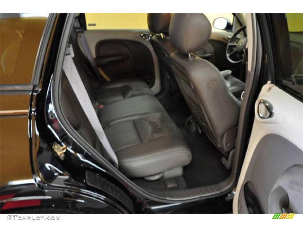 2001 PT Cruiser Limited - Black / Taupe/Pearl Beige photo #18