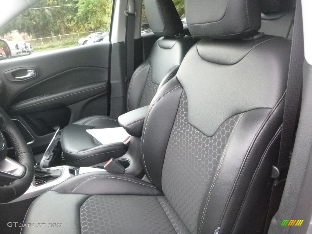 Black Interior 2020 Jeep Compass Latitude 4x4 Photo #135375566