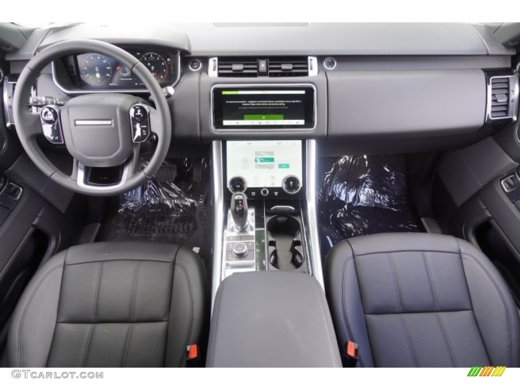 2020 Land Rover Range Rover Sport HSE Ebony/Ebony Dashboard Photo #135375704