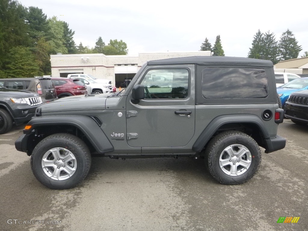 Sting-Gray 2020 Jeep Wrangler Sport 4x4 Exterior Photo #135375806