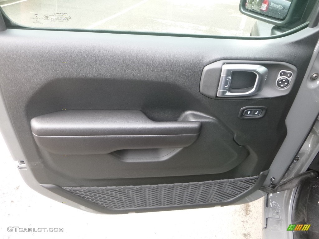 2020 Jeep Wrangler Sport 4x4 Black Door Panel Photo #135376205