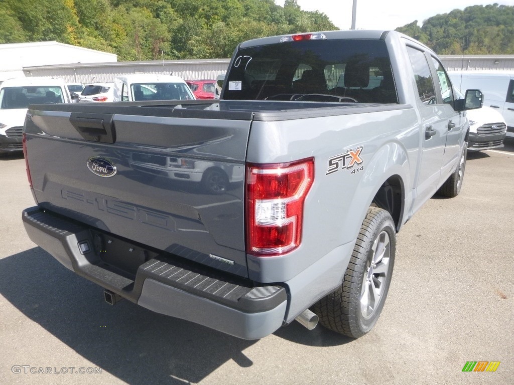 2019 F150 XL SuperCrew 4x4 - Agate Black / Earth Gray photo #2