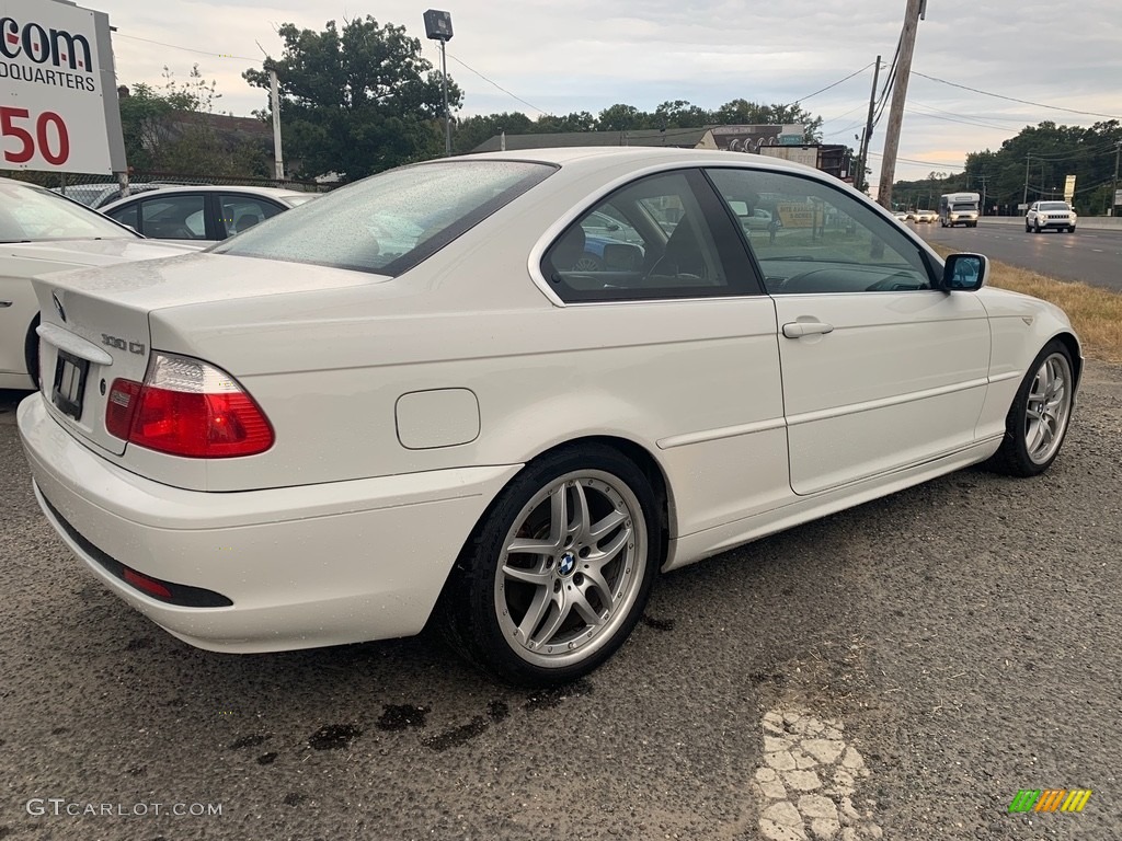 2004 3 Series 330i Coupe - Alpine White / Black photo #3