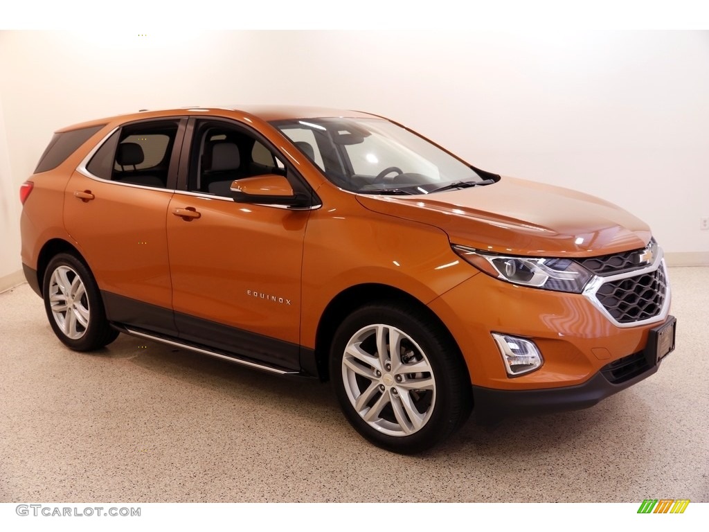 2019 Equinox LT AWD - Orange Burst Metallic / Medium Ash Gray photo #1
