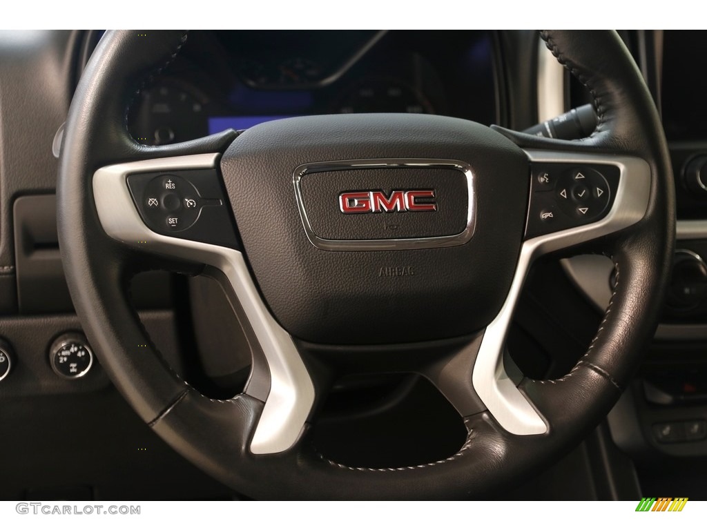 2016 Canyon SLT Crew Cab 4x4 - Emerald Green Metallic / Jet Black photo #6