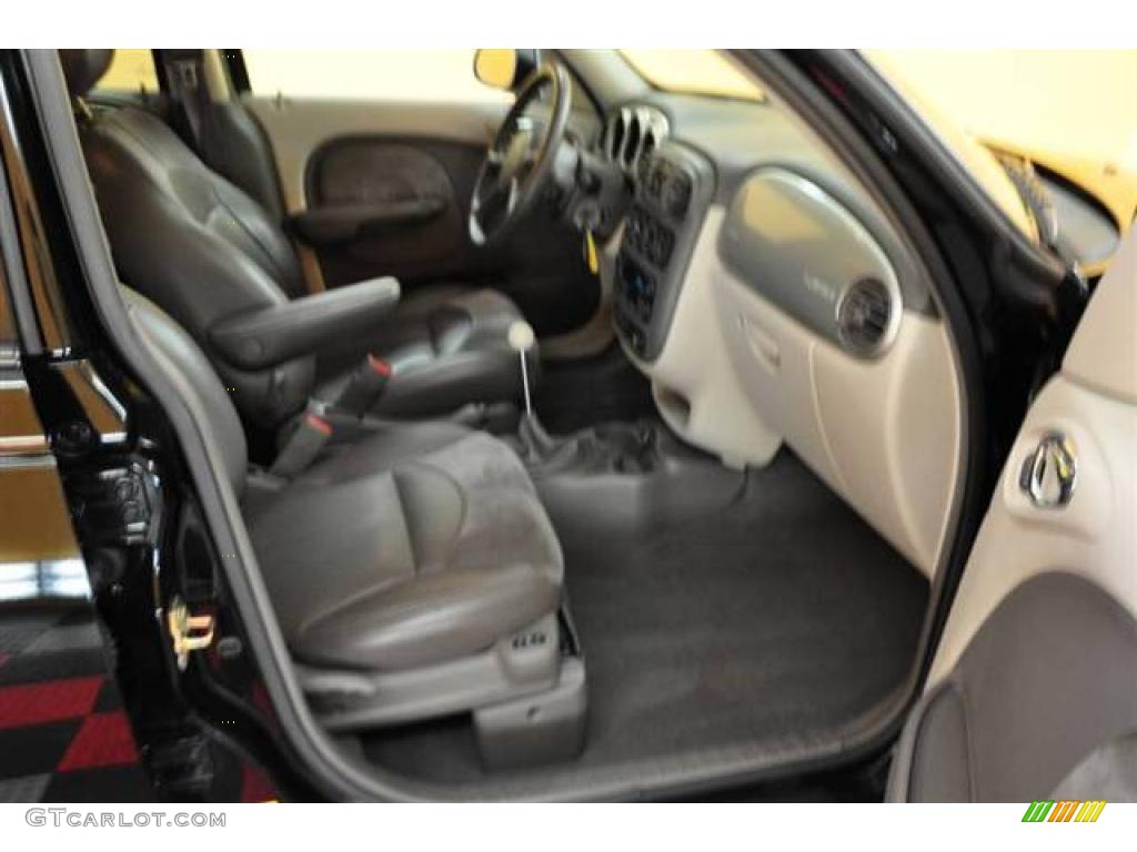 2001 PT Cruiser Limited - Black / Taupe/Pearl Beige photo #56
