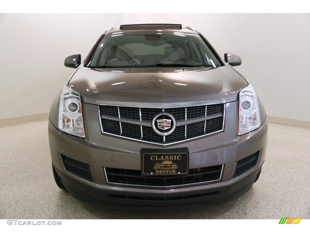 2012 SRX Luxury AWD - Mocha Steel Metallic / Shale/Brownstone photo #2