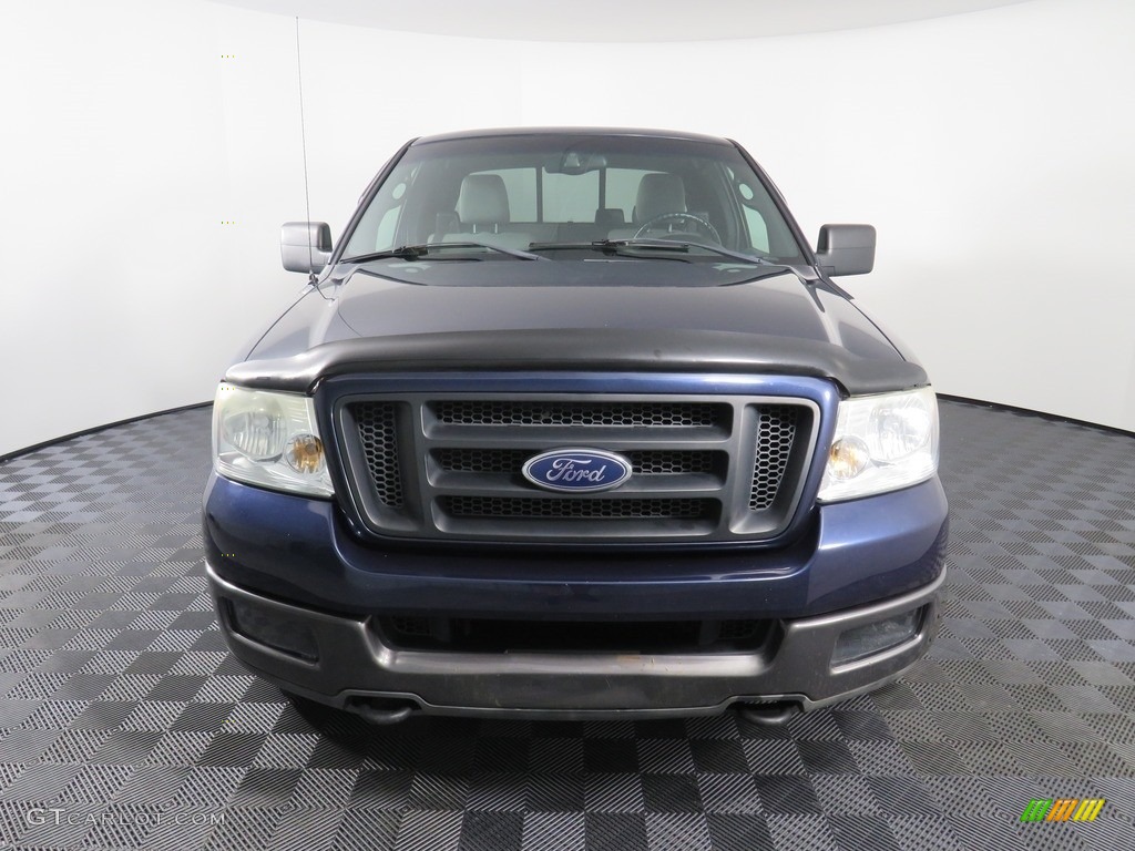 2005 F150 FX4 SuperCab 4x4 - True Blue Metallic / Tan photo #4