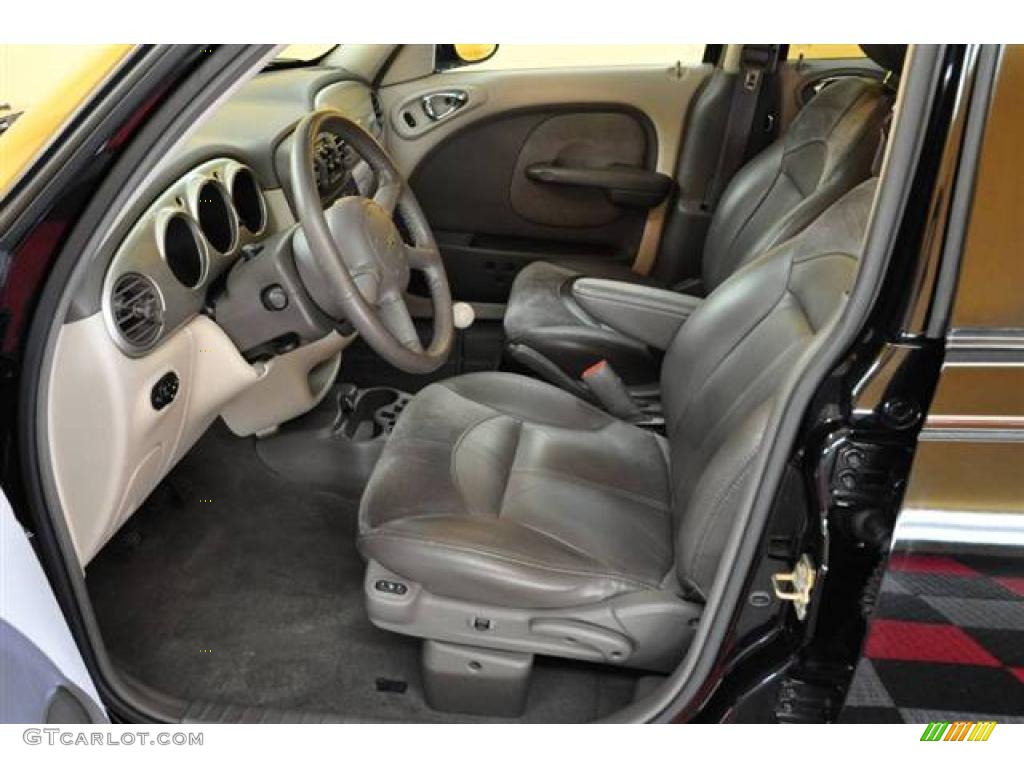 2001 PT Cruiser Limited - Black / Taupe/Pearl Beige photo #66