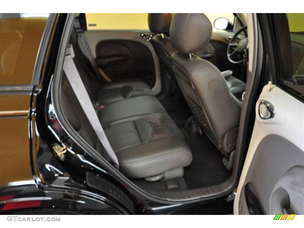 2001 PT Cruiser Limited - Black / Taupe/Pearl Beige photo #69