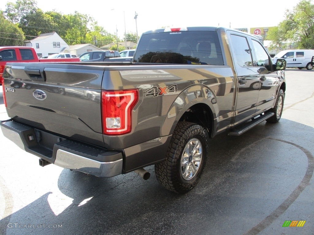 2015 F150 XLT SuperCrew 4x4 - Magnetic Metallic / Medium Earth Gray photo #4