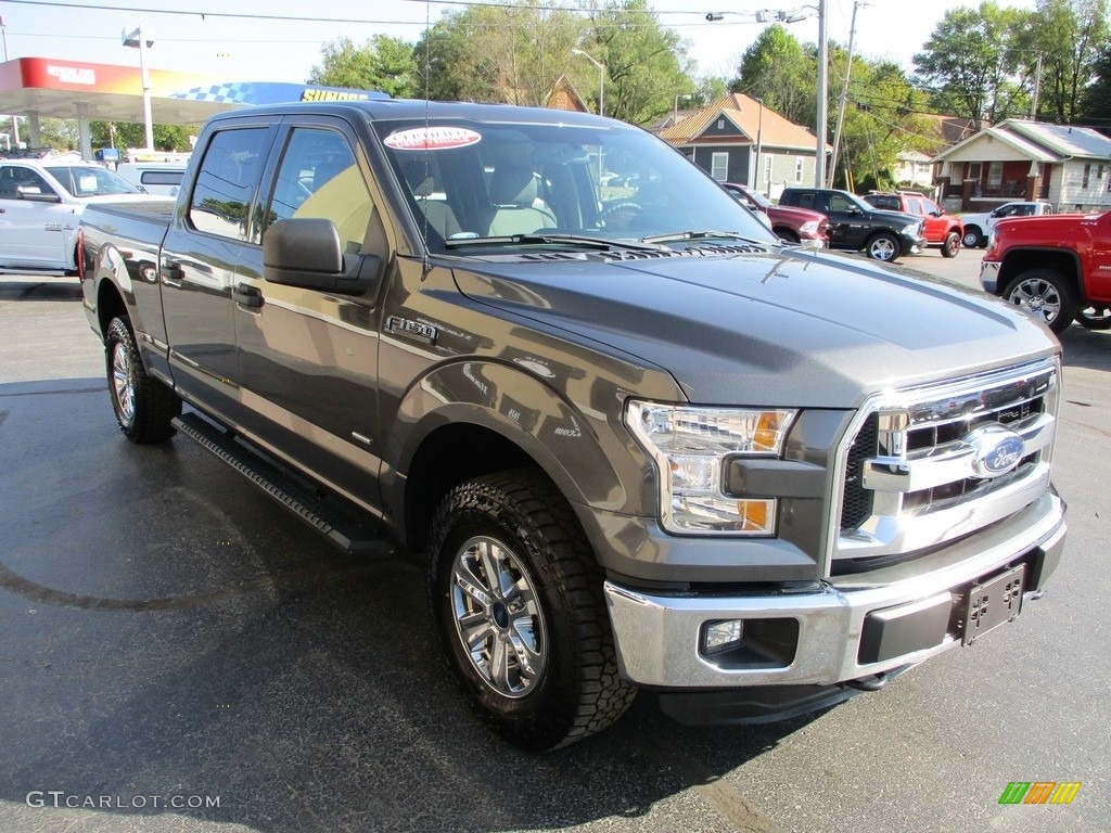 2015 F150 XLT SuperCrew 4x4 - Magnetic Metallic / Medium Earth Gray photo #5