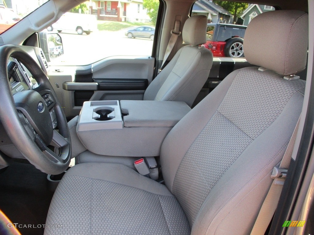 2015 F150 XLT SuperCrew 4x4 - Magnetic Metallic / Medium Earth Gray photo #7