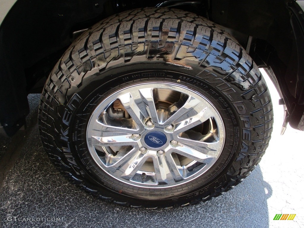 2015 F150 XLT SuperCrew 4x4 - Magnetic Metallic / Medium Earth Gray photo #36
