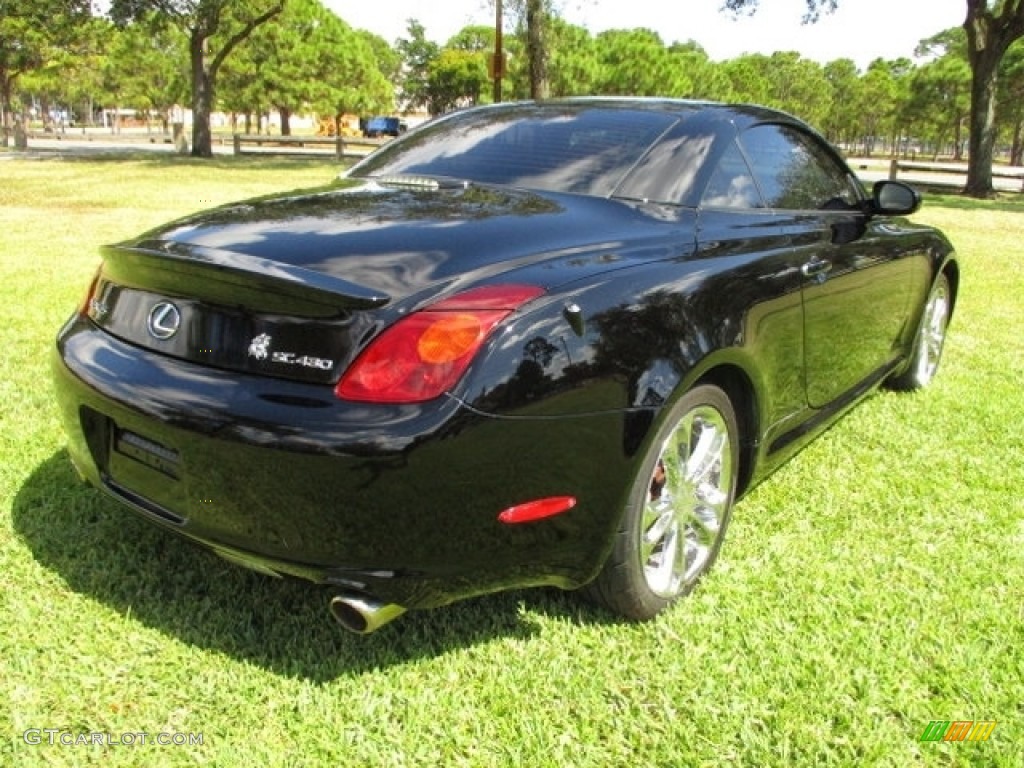 2003 SC 430 - Black Onyx / Saddle photo #52