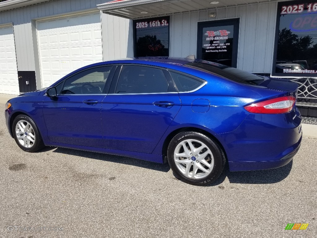 2013 Fusion SE - Deep Impact Blue Metallic / Charcoal Black photo #3